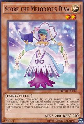 Score the Melodious Diva - BOSH-EN013 - Common UnlimitedBreakers of Shadow Unlimited Singles (Español)