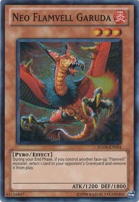 Neo Flamvell Garuda - HA04-EN034 - Super Rare Unlimited Hidden Arsenal 4: Trishula&#39;s Triumph [HA04] Unlimited Singles