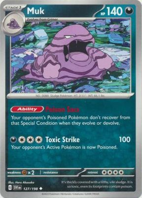 Muk - 127/198 - Uncommon Scarlet &amp; Violet (Base Set) Singles