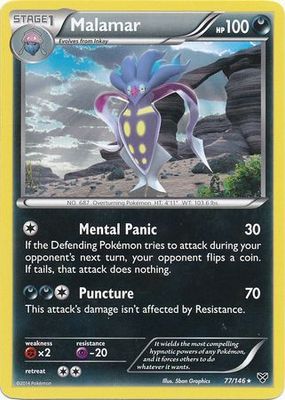 Malamar - 77/146 - Rare
XY (Base Set) Singles