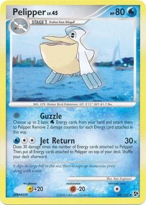 Pelipper - 48/106 - Uncommon
Diamond &amp; Pearl: Great Encounters Singles