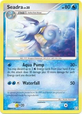 Seadra - 70/146 - Uncommon
Diamond &amp; Pearl: Legends Awakened Singles