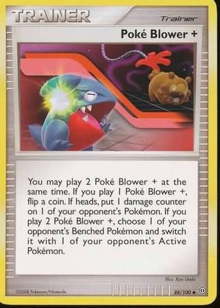 Poke Blower + - 88/100 - Uncommon Diamond &amp; Pearl: Stormfront Singles