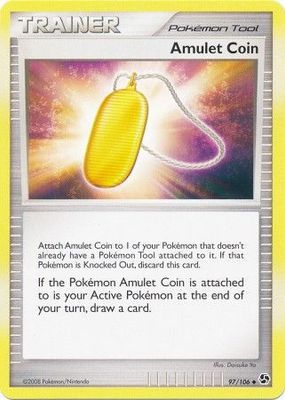 Amulet Coin - 97/106 - Uncommon
Diamond &amp; Pearl: Great Encounters Singles
