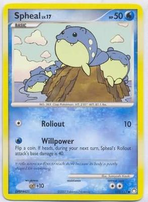 Spheal - 102/123 - Common
Diamond &amp; Pearl: Mysterious Treasures Singles