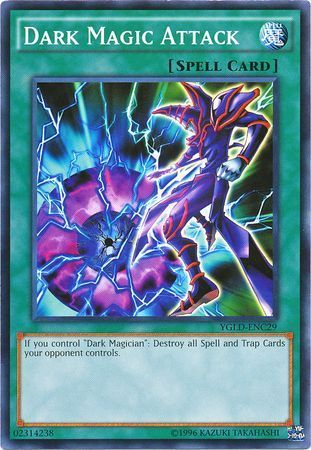 Dark Magic Attack - YGLD-ENC29 - Common Unlimited Yugi&#39;s Gadget Deck Unlimited (YGLD-ENC)