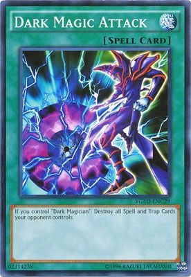 Dark Magic Attack - YGLD-ENC29 - Common Unlimited Yugi&#39;s Gadget Deck Unlimited (YGLD-ENC)