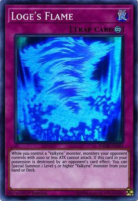 Loge&#39;s Flame - DANE-EN091 - Super Rare 1st Edition Dark Neostorm 1st Edition Singles