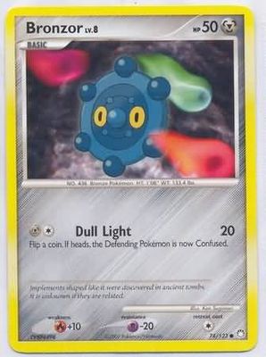 Bronzor - 74/123 - Common Diamond &amp; Pearl: Mysterious Treasures Singles