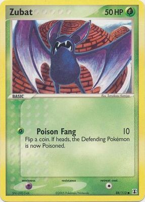 Zubat - 88/113 - Common Ex Delta Species Singles