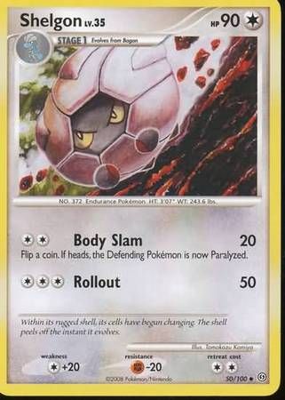 Shelgon - 50/100 - Uncommon
Diamond &amp; Pearl: Stormfront Singles