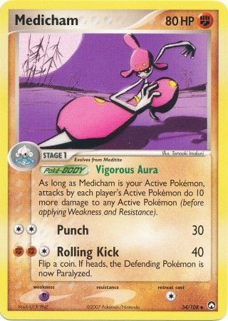 Medicham - 34/108 - Uncommon
Ex Power Keepers Singles