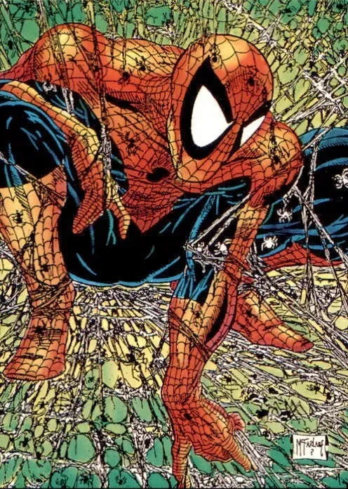 Spider-Man The McFarlane Era Comic Images 1992 Card Number 1
