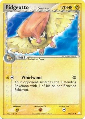 Pidgeotto (Delta Species) - 49/110 - Uncommon Ex Holon Phantoms Singles