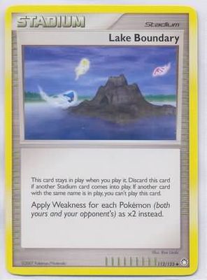 Lake Boundary - 112/123 - Uncommon
Diamond &amp; Pearl: Mysterious Treasures Singles