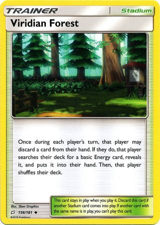 Viridian Forest - 156/181 - Uncommon
Sun &amp; Moon: Team Up Singles(Español)