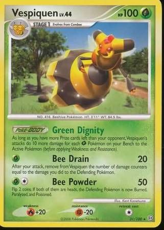 Vespiquen - 31/100 - Rare
Diamond &amp; Pearl: Stormfront Singles
