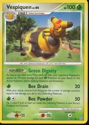 Vespiquen - 31/100 - Rare
Diamond &amp; Pearl: Stormfront Singles