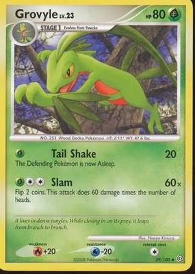 Grovyle - 39/100 - Uncommon Diamond &amp; Pearl: Stormfront Singles