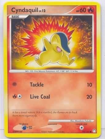 Cyndaquil - 79/123 - Common
Diamond &amp; Pearl: Mysterious Treasures Singles