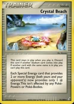 Crystal Beach - 75/100 - Uncommon
Ex Crystal Guardians Singles