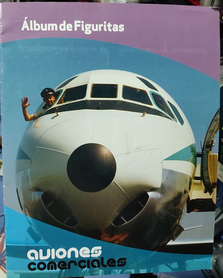 BA3 Album de Figuritas Aviones Comerciales Le Faltan 3 Postales