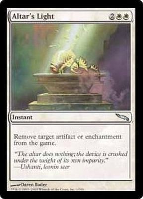 Altar&#39;s Light
Mirrodin Singles