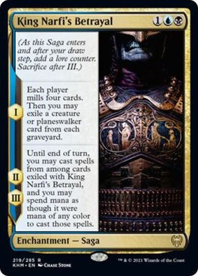 King Narfi&#39;s Betrayal 219/285 Kaldheim Singles