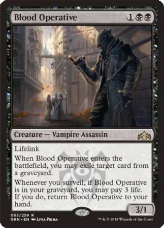 Blood Operative 063/259
Guilds of Ravnica Singles