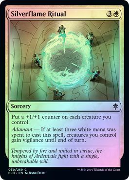 Silverflame Ritual 030/269 - Foil Throne of Eldraine Foil Singles