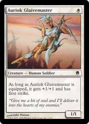 Auriok Glaivemaster Darksteel Singles