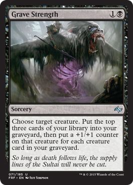 Grave Strength 071/185 - Fate Reforged Singles