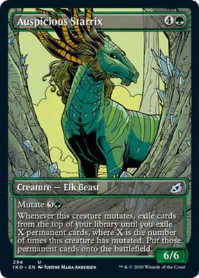 Auspicious Starrix 294 - Alternate Art Showcase Ikoria: Lair of Behemoths Collector Booster Singles