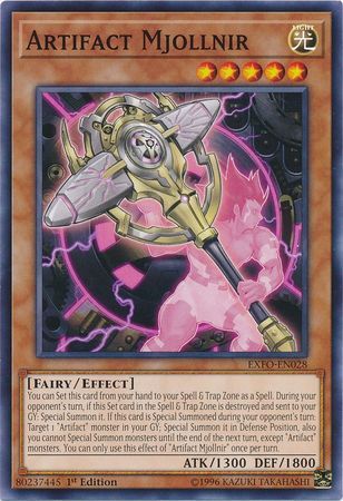 Artifact Mjollnir - EXFO-EN028 - Common 1st Edition
Extreme Force [EXFO] 1st Edition Singles