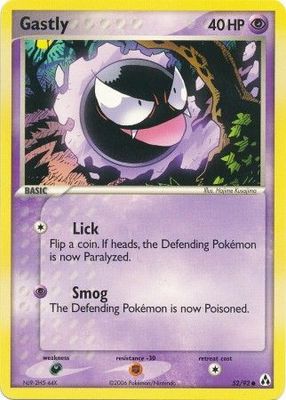 Gastly - 52/92 - Common
Ex Legend Maker Singles