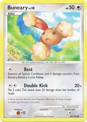 Buneary - 86/146 - Common
Diamond &amp; Pearl: Legends Awakened Singles