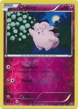 Clefairy - 69/111 - Common Reverse Holo
XY: Furious Fists Reverse Holo Singles