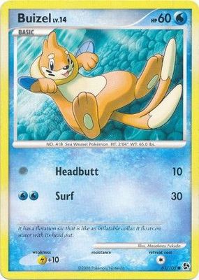 Buizel - 61/106 - Common Diamond &amp; Pearl: Great Encounters Singles