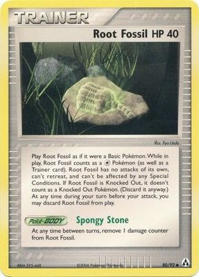 Root Fossil - 80/92 - Common Ex Legend Maker Singles