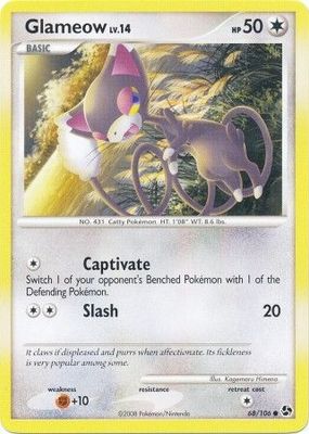 Glameow - 68/106 - Common
Diamond &amp; Pearl: Great Encounters Singles