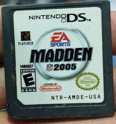 SJ Madden 2005 Nintendo DS Cartucho