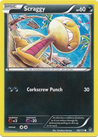 Scraggy - 66/111 - Common
XY: Furious Fists Singles