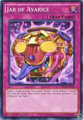 Jar of Avarice - LDK2-ENK38 - Common 1st Edition Legendary Decks II - Kaiba (espanol)