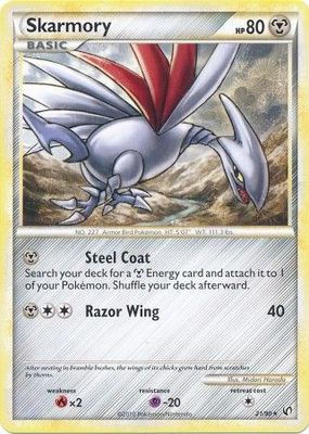 Skarmory - 21/90 - Rare
HGSS - Undaunted Singles
