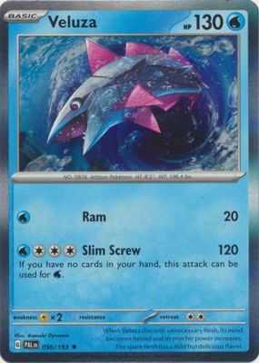 Veluza - 056/193 - Holo Rare
Scarlet &amp; Violet: Paldea Evolved Singles(Español)
