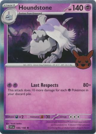 Houndstone - 106/198 - Holo Rare Pokemon Promo Cards