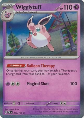 Wigglytuff - 084/193 - Holo Rare
Scarlet &amp; Violet: Paldea Evolved Singles(Español)