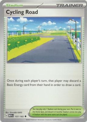 Cycling Road - 157/165 - Uncommon Scarlet &amp; Violet 151 Singles