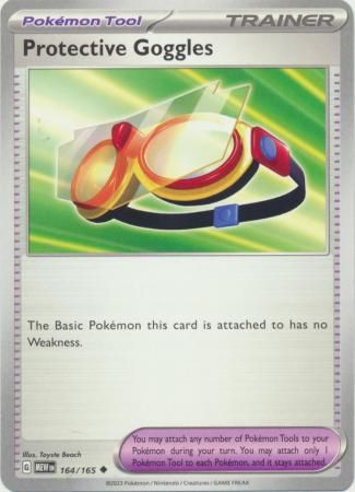 Protective Goggles - 164/165 - Uncommon Scarlet &amp; Violet 151 Singles