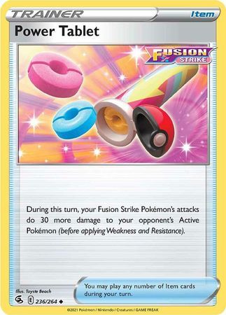 Power Tablet - 236/264 - Uncommon
Sword &amp; Shield: Fusion Strike Singles (Español)